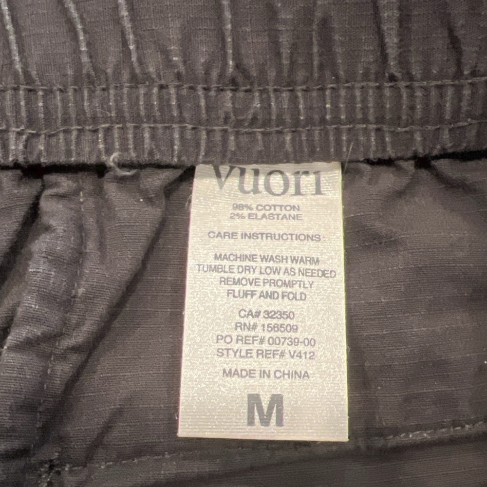 Vuori Ripstop Climber Pant charcoal gray men’s size medium - Picture 3 of 3